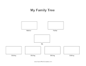 Family Tree 2 Generations No Graphics